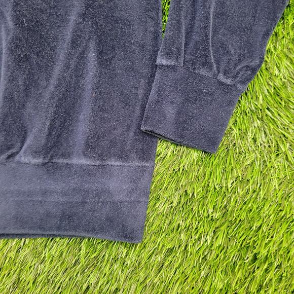 Vintage 80s Velour Sweater Womens S/M 18x23 Cropped - Picture 10 of 10